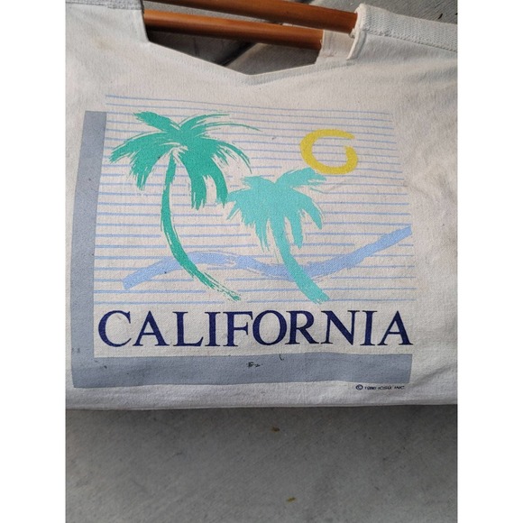 Vtg 1986 California Tote Beach Bag - Picture 4 of 8